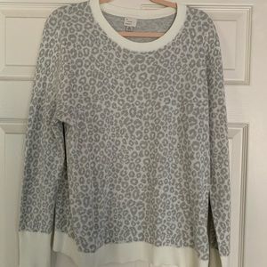 Grey Leopard Sweater • a new day